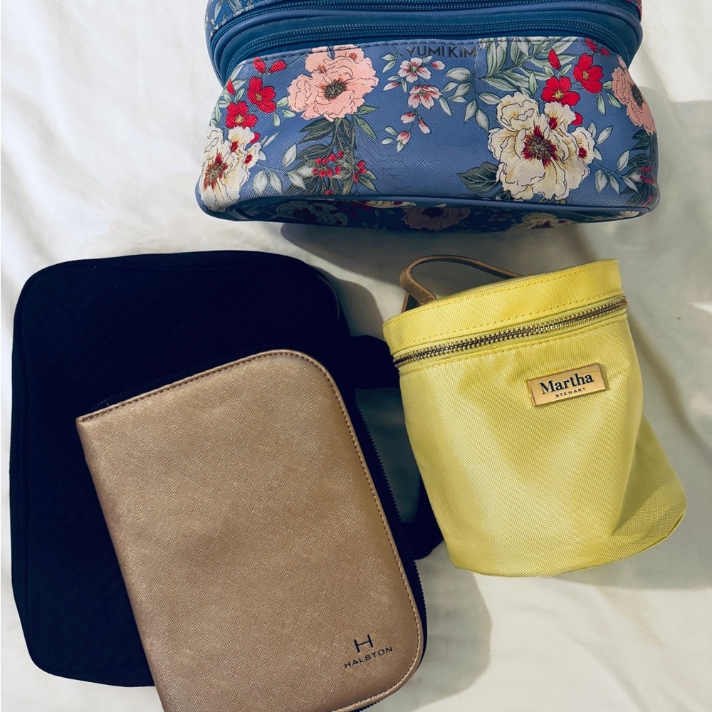 Yumi Kim Floral Cosmetic Bag + Assorted Travel Pouches